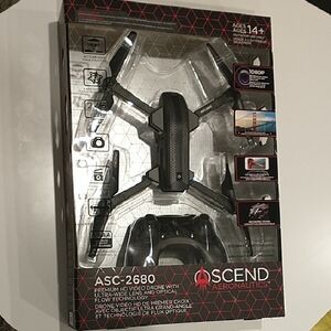 Black Drone with Camera